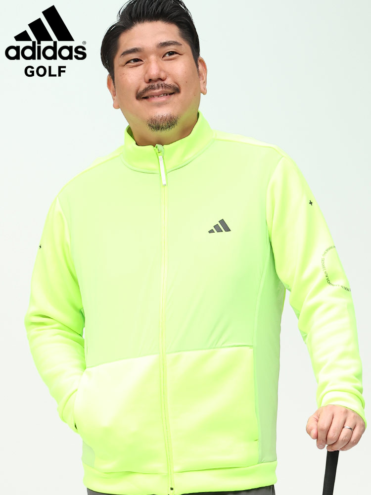 GOLF ダンボールニット フルジップ ジャケット (adidas) アディダス