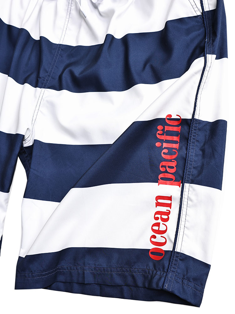 サーフパンツ ボーダー＆無地 メッシュインナー付き マイクロツイル