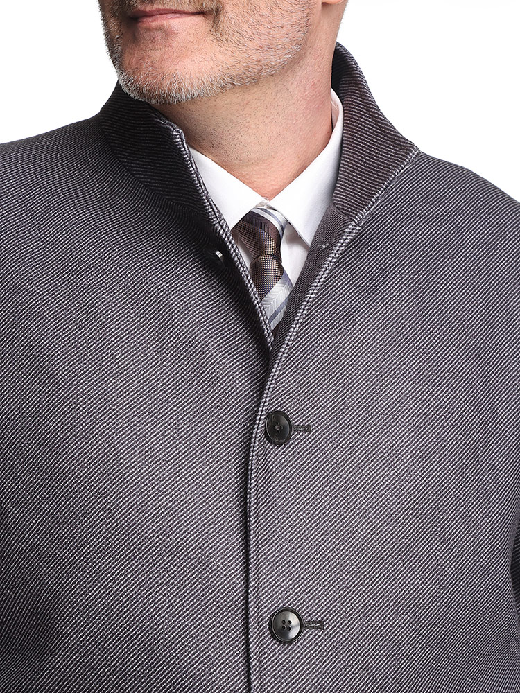 ふわかるWOOLLY+ スタンド シングル コート (B＆T CLUB) ビーアンド