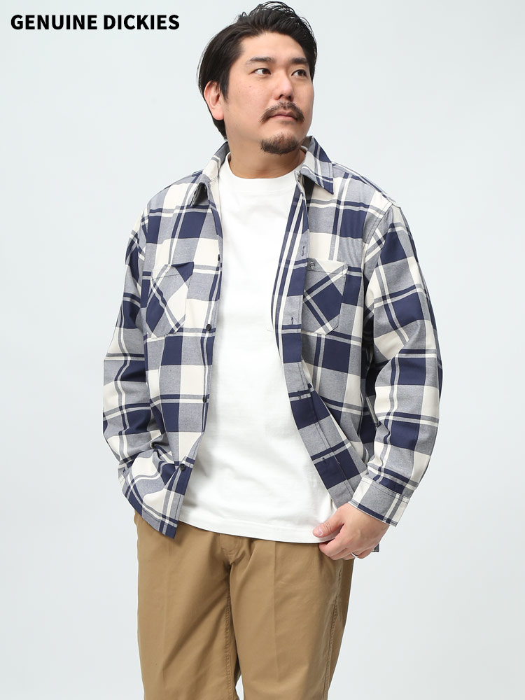 GENUINE DICKIES ジェニュインディッキーズ チェック柄 長袖 ワーク