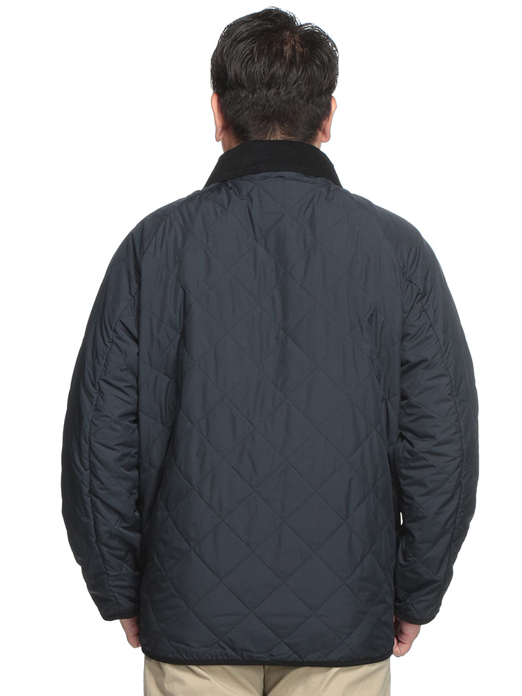 中綿ジャケット キルティング 襟切替 アウター ブルゾン 無地 秋冬