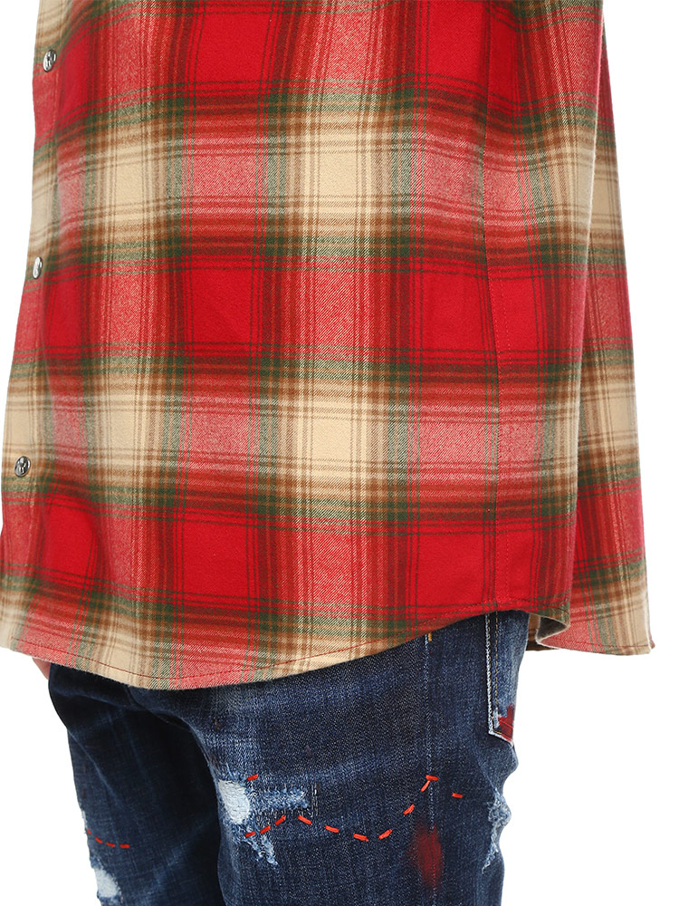 モンクレール メンズ シャツ MONCLER ブランド トップス チェック