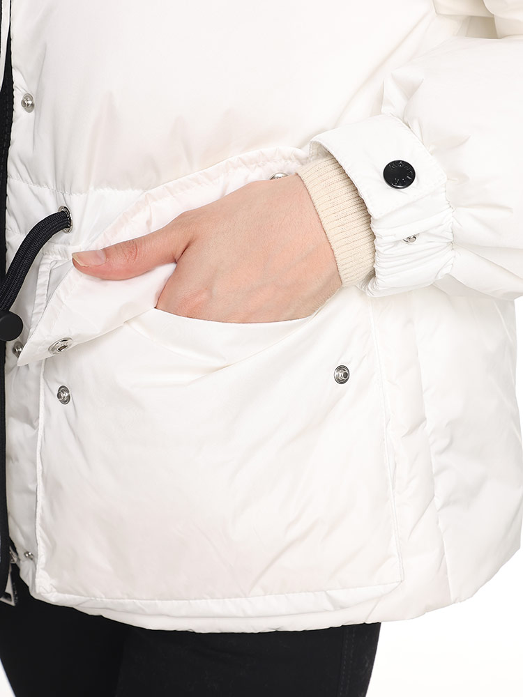 MONCLER (モンクレール) フード着脱 パイピング フルジップ ダウン