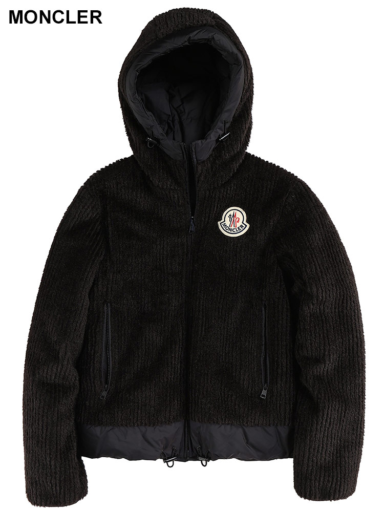 MONCLER (モンクレール) リバーシブル ベルベットテディ フルジップ