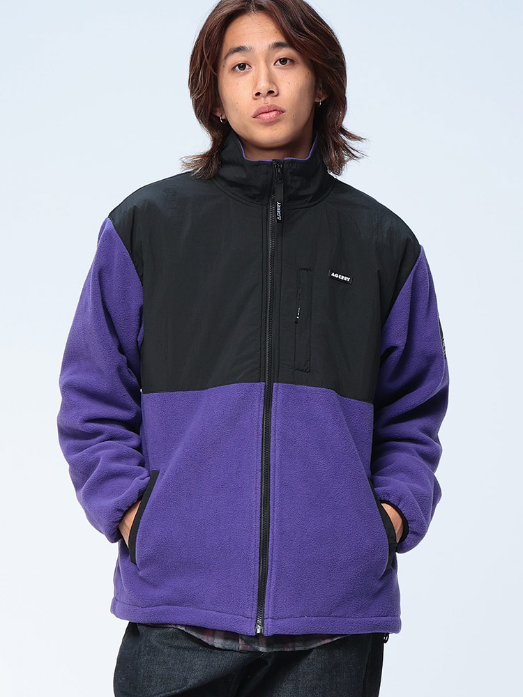 GERRY (ジェリー) フリースナイロン フルジップ ジャケット M L LL