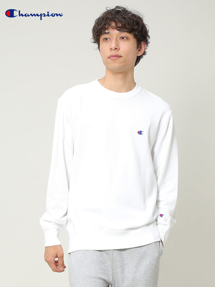 Champion (チャンピオン) ワンポイント クルーネック トレーナー M L