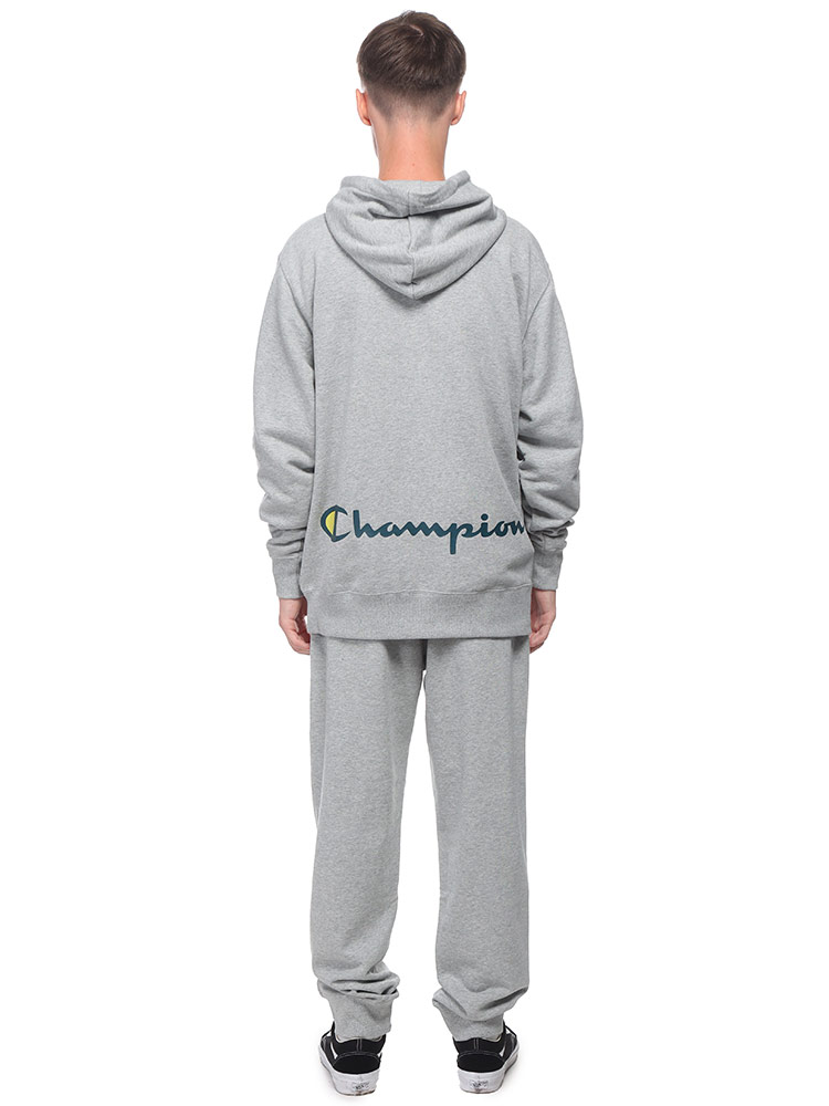 Champion (チャンピオン) 裏毛 裾バックロゴ ポケット付き プル