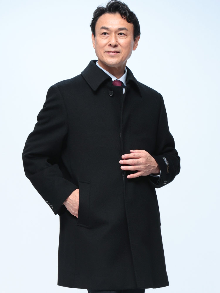 VITTORIO VENETO (ヴィットリオヴェネト) カシミヤ混 シングル ハーフ