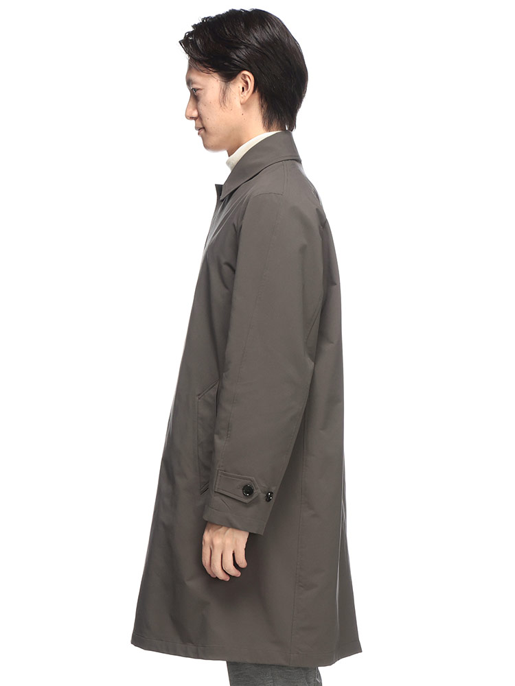 ステンカラーコート すごいらく ストレッチ シングル アウター コート