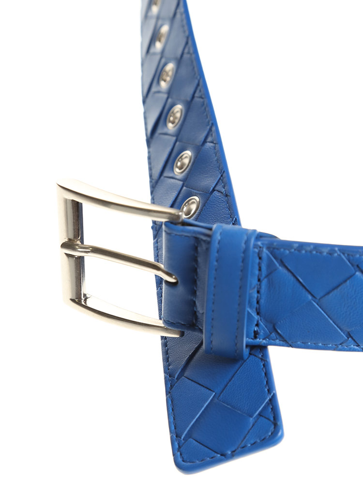 BOTTEGAVENETA (ボッテガヴェネタ) イントレチャート レザー ベルト