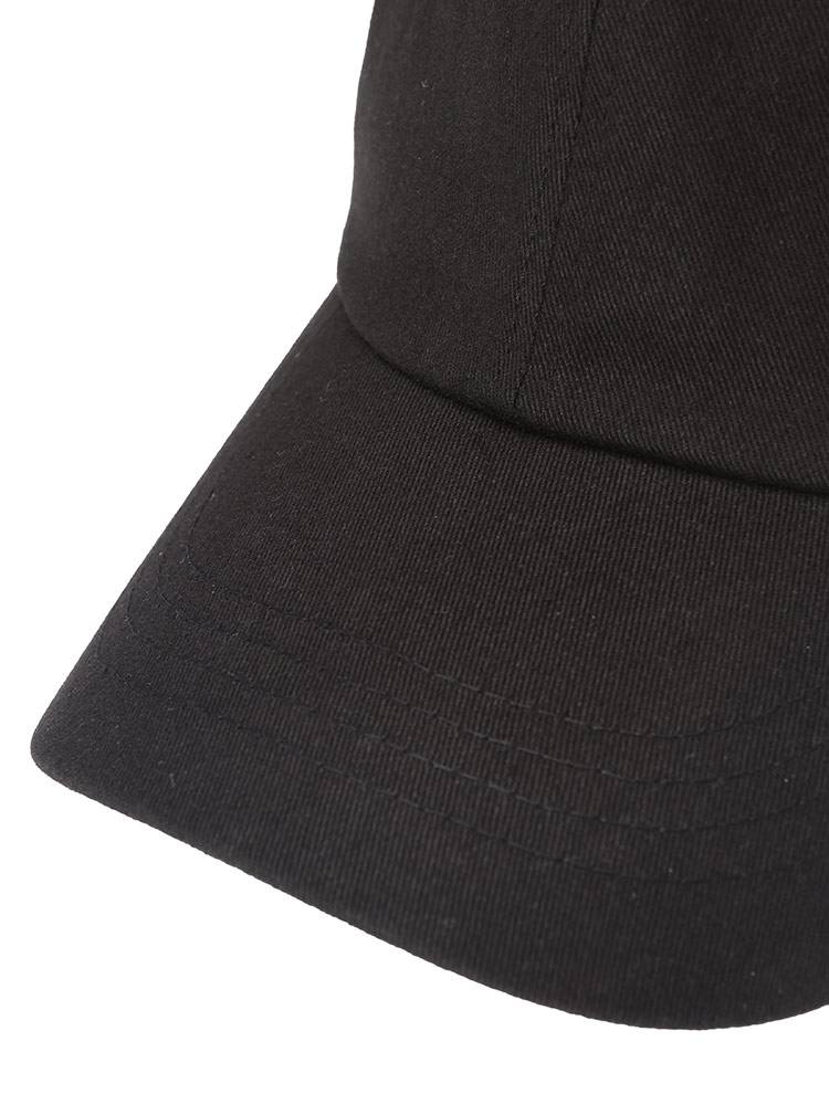 VARZAR (バザール) ブラックロゴスタッズベースボールキャップ