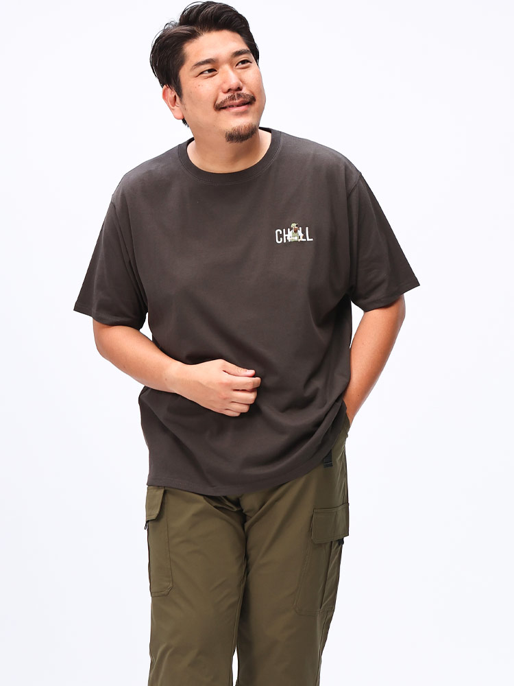 半袖 Tシャツ 接触冷感 部分サガラ刺繍 クルーネック トップス シャツ