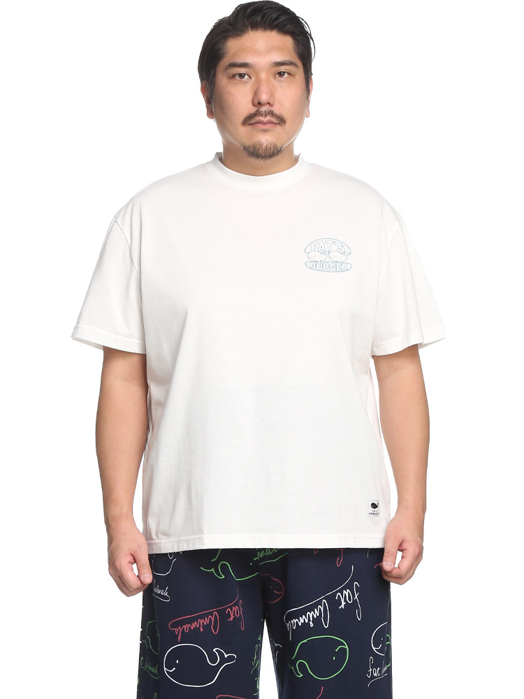 FAT ANIMALS クジラバーガー クルーネック 半袖 Tシャツ (B＆T CLUB