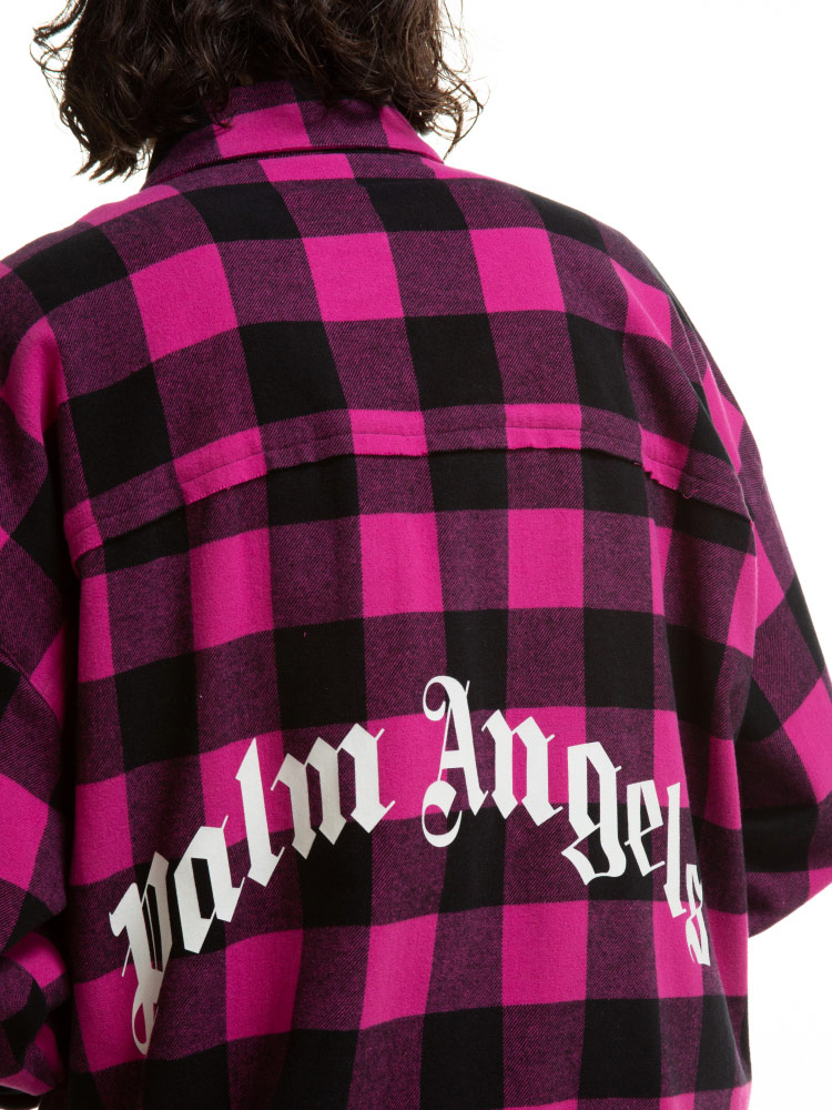 Palm Angels (パームエンジェルス) チェック プリント 長袖 ネルシャツ
