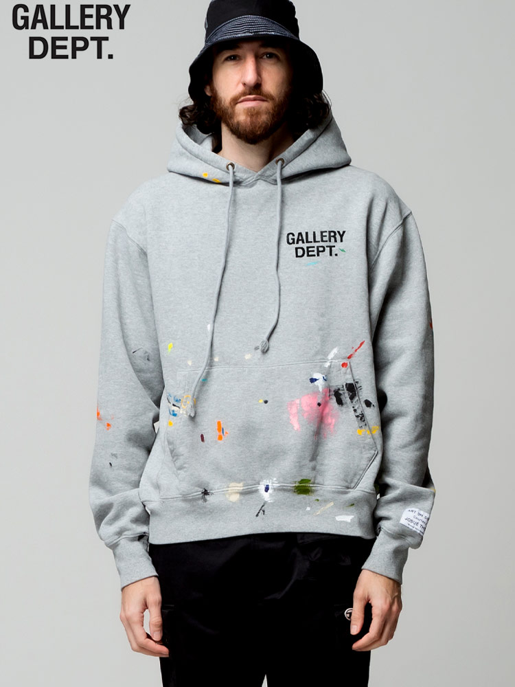 GALLERY DEPT. (ギャラリーデプト) 裏起毛 ペイント プルオーバー