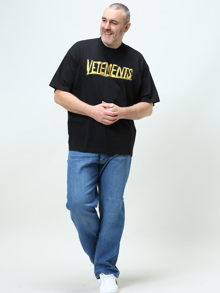 VETEMENTS ヴェトモン ブランド メンズ Tシャツ 半袖 ロゴ プリント