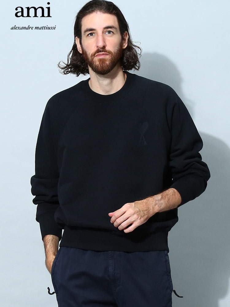 アミパリス メンズ トレーナー AMI PARIS ブランド スウェット 長袖