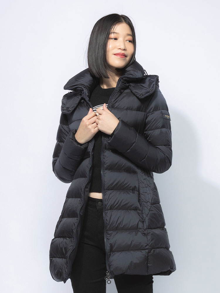 TATRAS (タトラス) フード着脱 フルジップ ダウンコート POLITEAMA