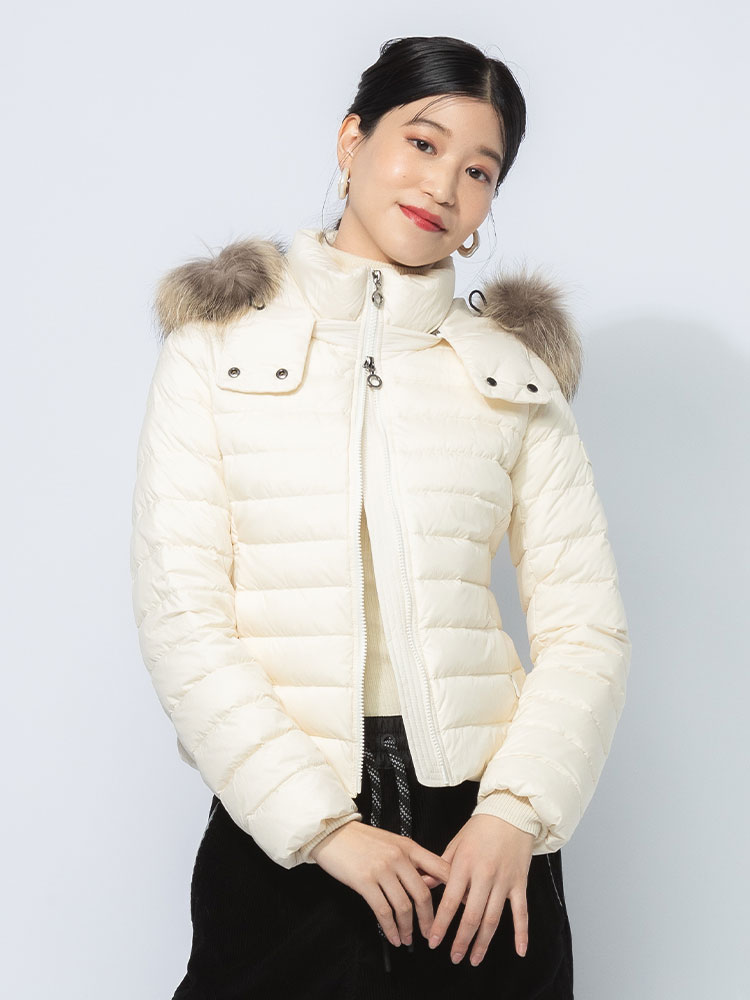 TATRAS (タトラス) ファーフード フルジップ ダウンジャケット VARENA