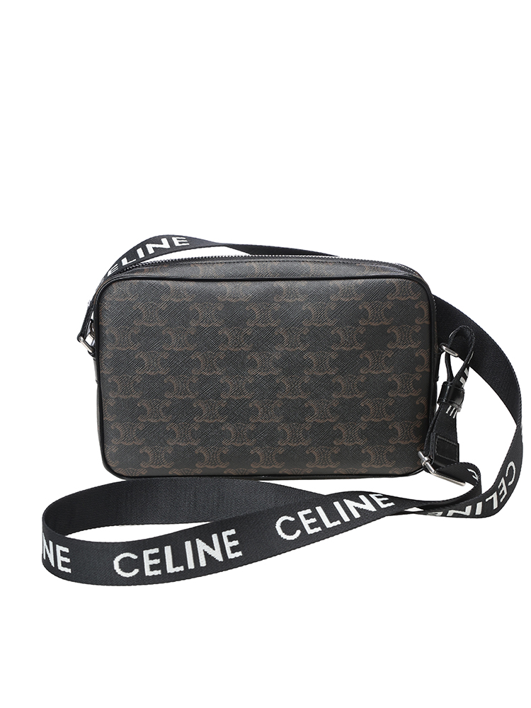 CELINE (セリーヌ) トリオンフキャンバス カーフスキン メッセンジャー
