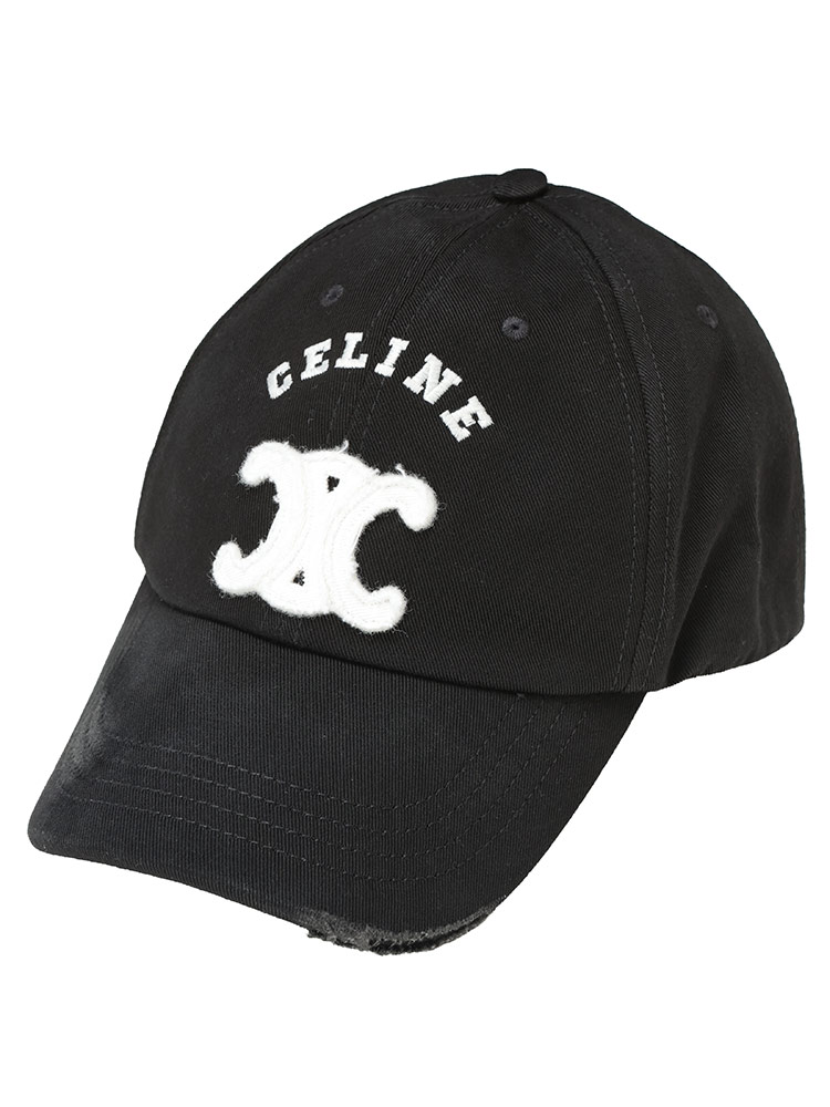CELINE (セリーヌ) トリオンフ ロゴ刺繍 キャップ CELAA0AG0F82 メンズ