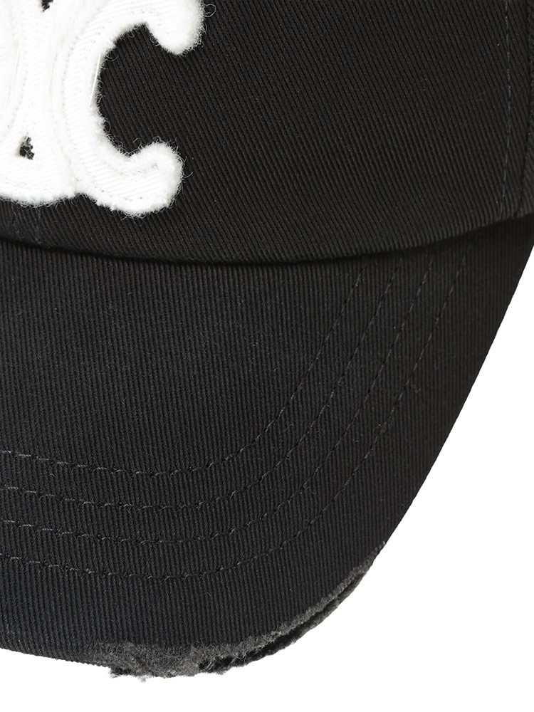 CELINE (セリーヌ) トリオンフ ロゴ刺繍 キャップ CELAA0AG0F82 メンズ