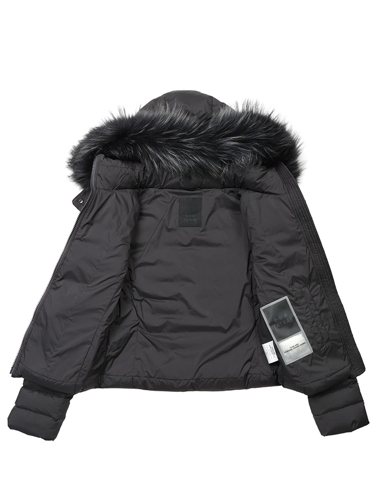 TATRAS (タトラス) ファーフード フルジップ ショート丈 ダウン