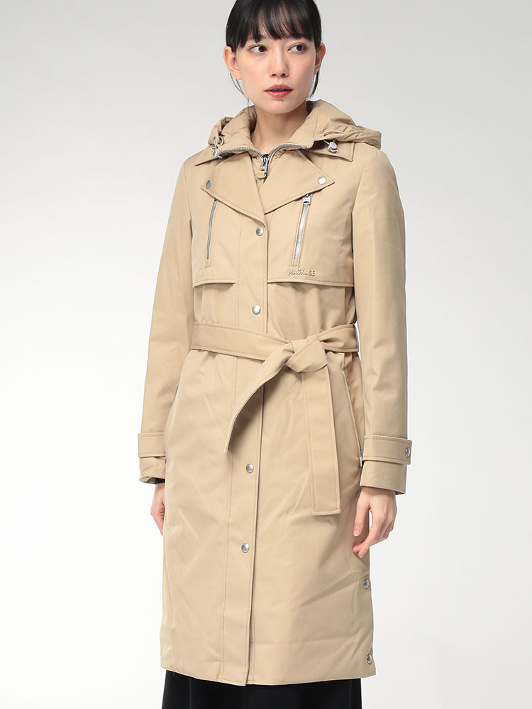 MACKAGE (マッカージュ) フード着脱 ボタンジップ ダウン トレンチ