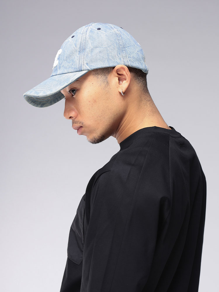 CELINE (セリーヌ) トリオンフ デニム ロゴ 刺繍 デニム ベースボール