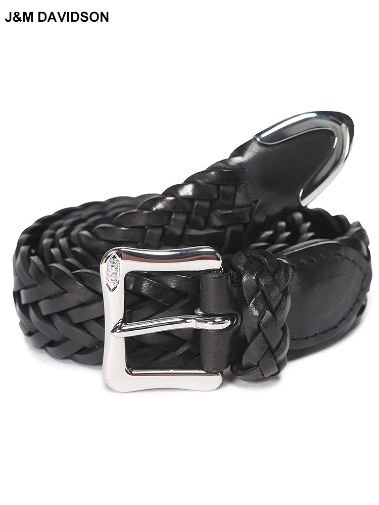 J&M Davidson (ジェイアンドエムデヴィッドソン) 牛革 手編み ピン