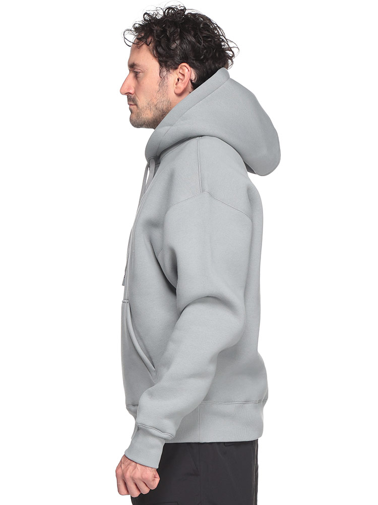 AMI PARIS (アミパリス ) 裏起毛 胸ロゴ プルオーバー パーカー