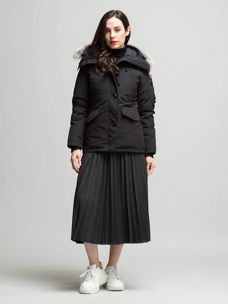 CANADAGOOSE カナダグース ファーフード ボタンジップ ダウン