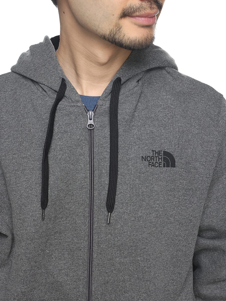 THE NORTH FACE (ザ ノースフェイス) 裏起毛 胸ロゴ フルジップ