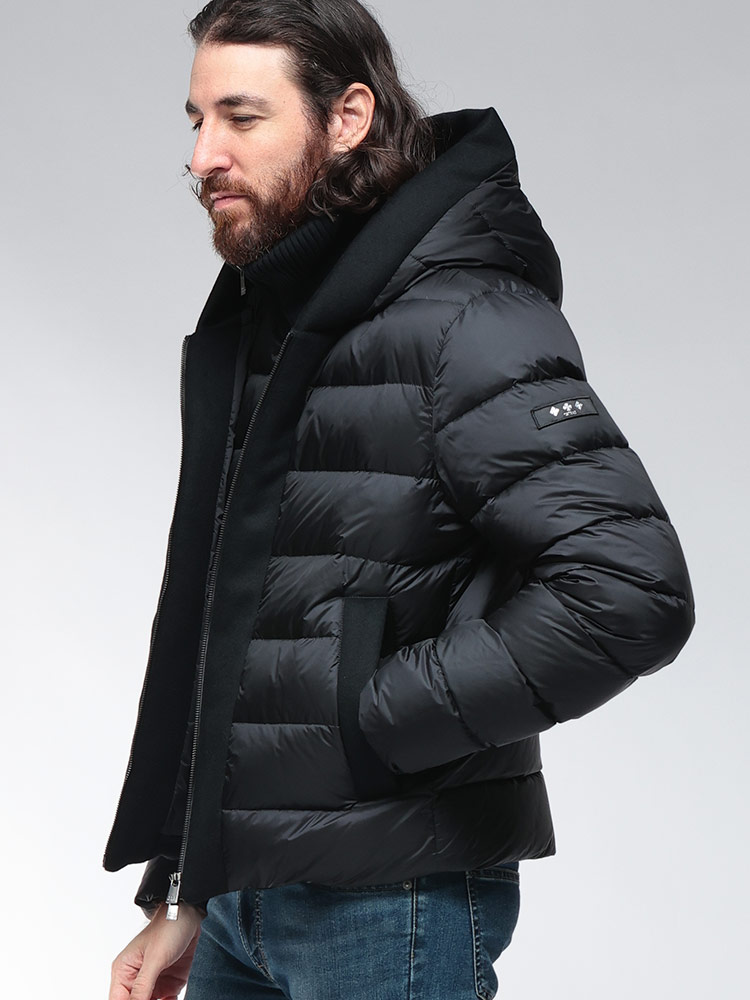 TATRAS (タトラス) ウールコンビ フルジップ ショート ダウン