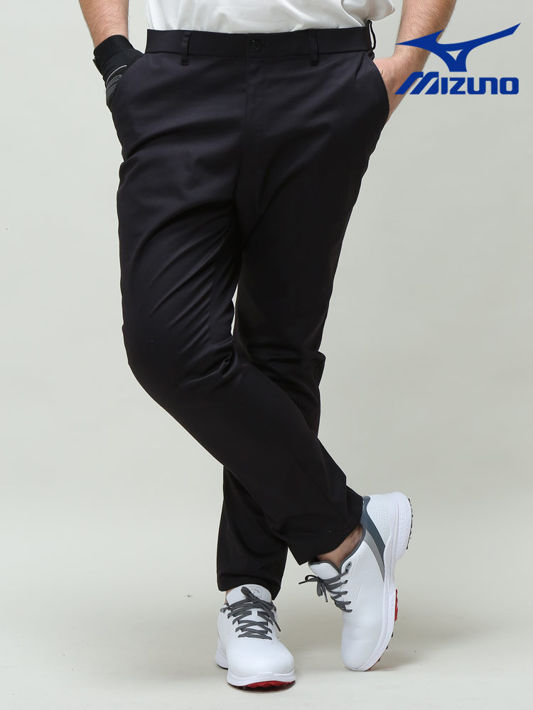 大きいサイズ メンズ MIZUNO (ミズノ) ストレッチ ゴルフパンツ 無地