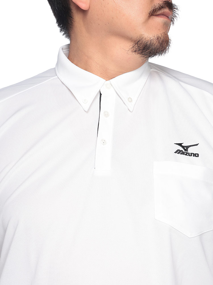 長袖 ポロシャツ Pure Hyper ボタンダウン トップス シャツ 防臭 防汚