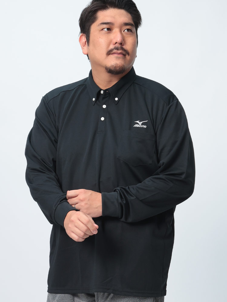 長袖 ポロシャツ Pure Hyper ボタンダウン トップス シャツ 防臭 防汚