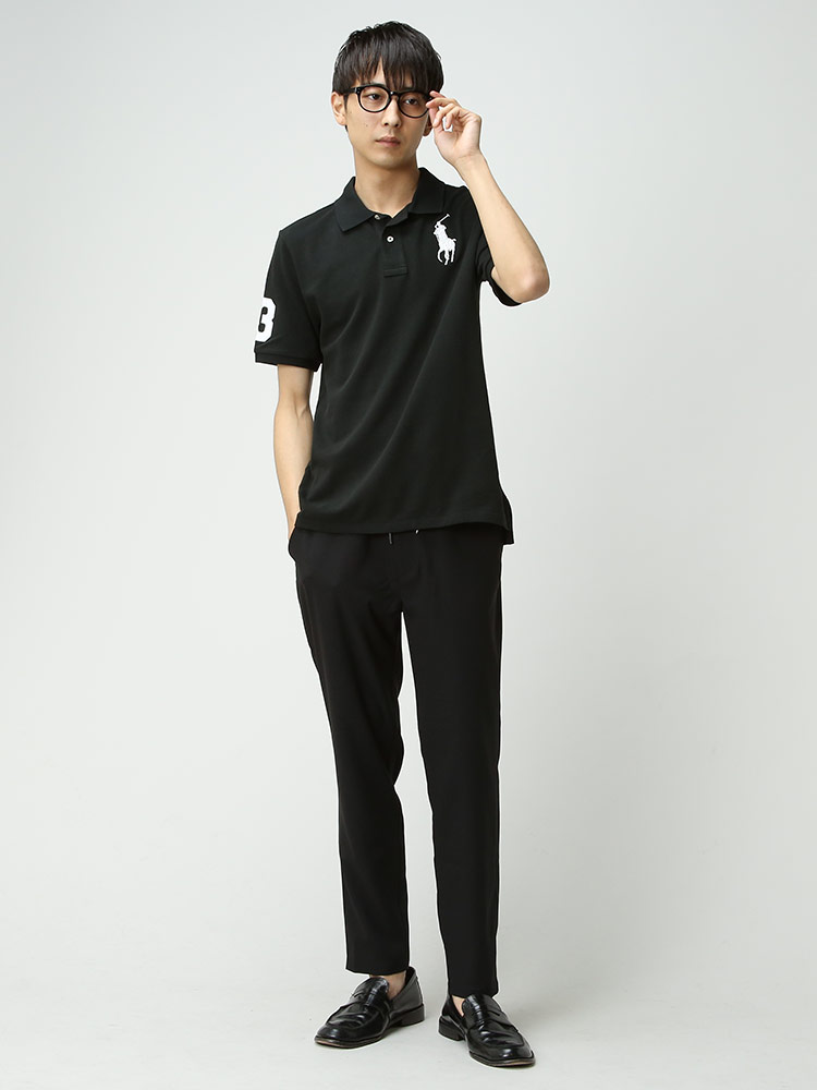 POLO RALPH LAUREN (ポロ ラルフローレン) 鹿の子 BIGポニー 刺繍 半袖