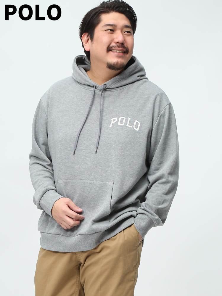 POLO BCS ポロ ビーシーエス ロゴ プリント パーカー フーディー プル
