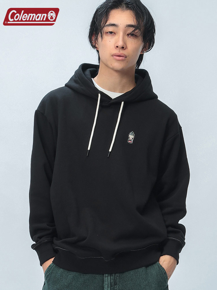Coleman (コールマン) 裏起毛 ステッチポケット プルオーバー パーカー