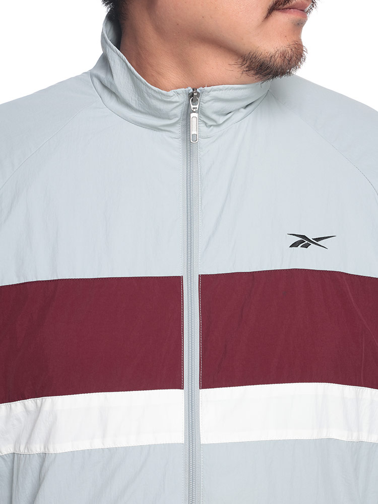 フルジップ ブルゾン ジャケット ナイロンワッシャー アウター