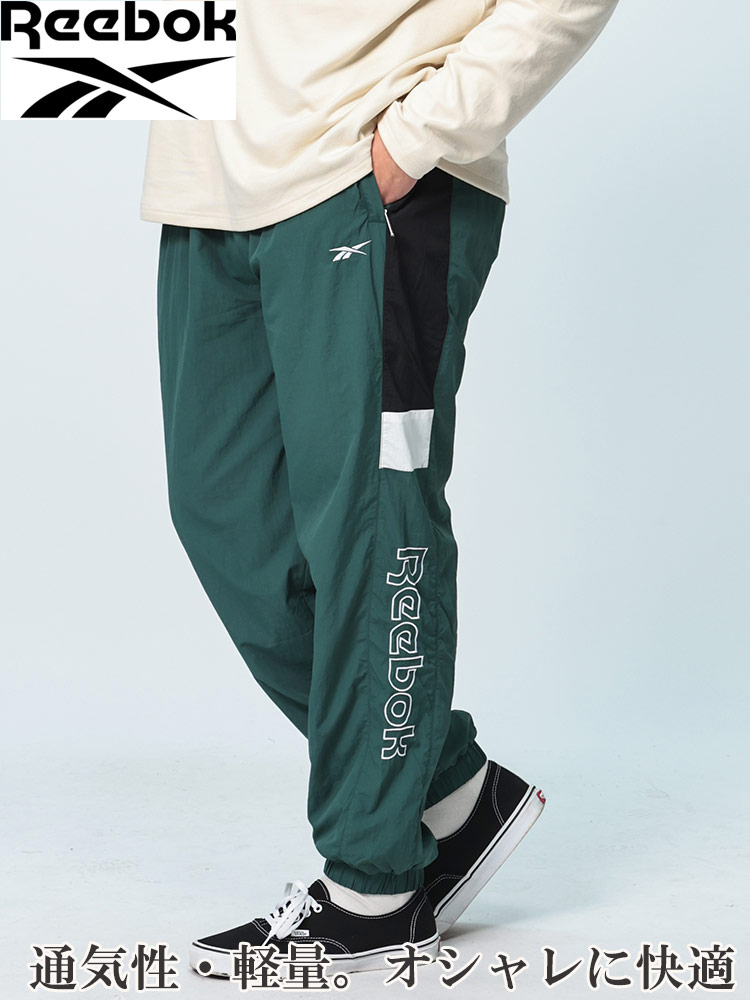 ロングパンツ ナイロンワッシャー サイドロゴ ボトムス スポーツ