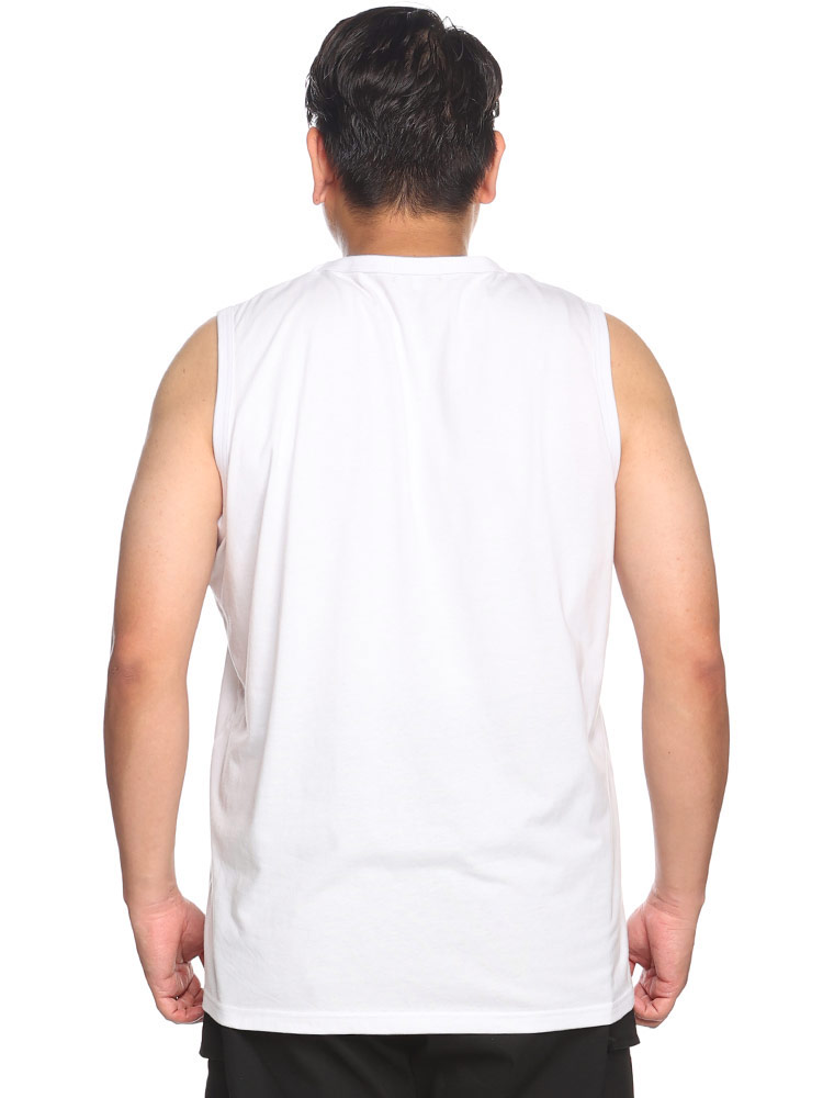 ノースリーブシャツ 汗染み軽減 天竺 無地 クルーネック トップス