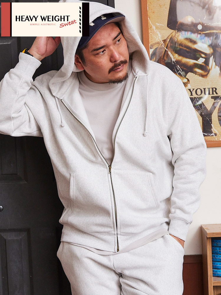 フルジップ パーカー ヘビーウェイト スウェット トップス パーカー