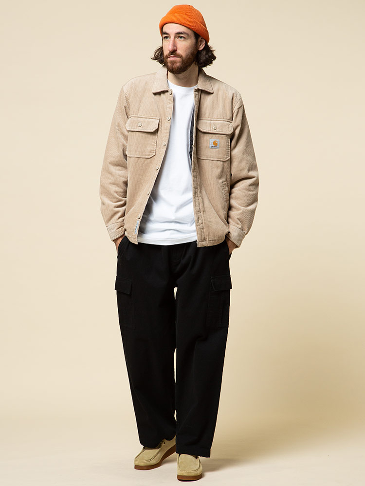 Carhartt (カーハート) コーデュロイ ポケット キルティング シャツ