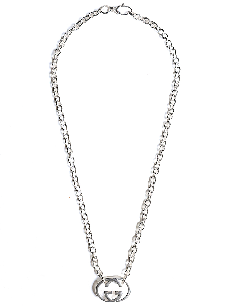 オンラインストア限定】 GUCCI (グッチ) インターロッキングG チェーン