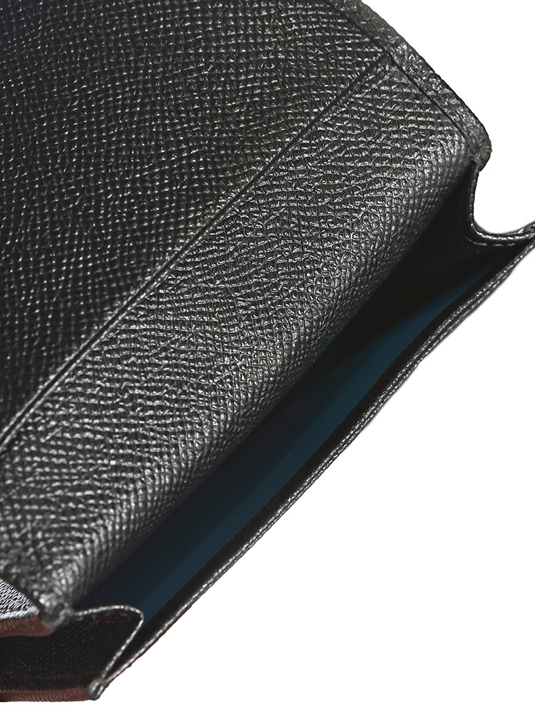 BVLGARI (ブルガリ) レザー ロゴアクセント カードケース BLG30400