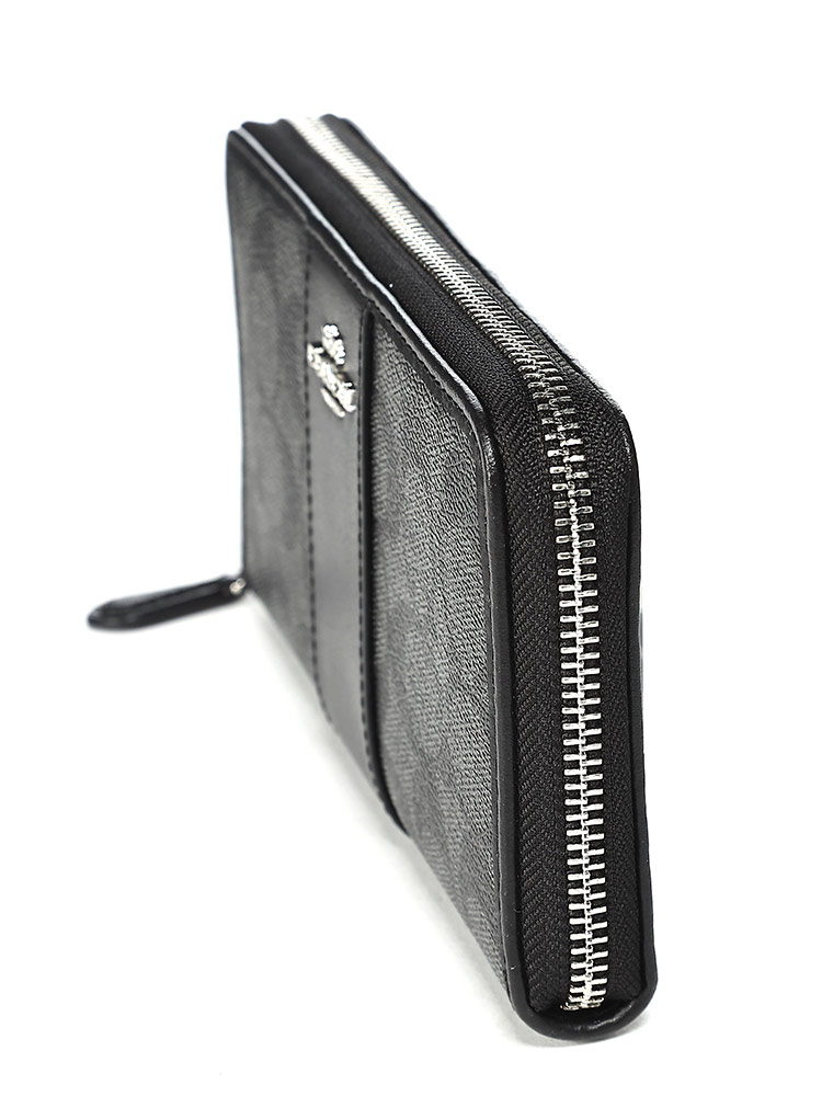 COACH (コーチ) ロゴ ラウンドジップ 長財布 CO54630SVDK6 レディース