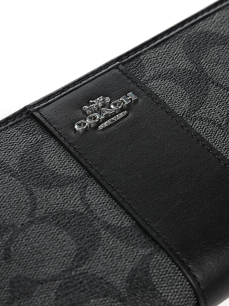COACH (コーチ) ロゴ ラウンドジップ 長財布 CO54630SVDK6 レディース