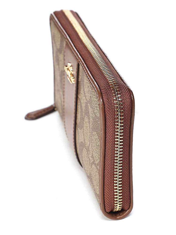 COACH (コーチ) ロゴ ラウンドジップ 長財布 CO54630IME74 レディース